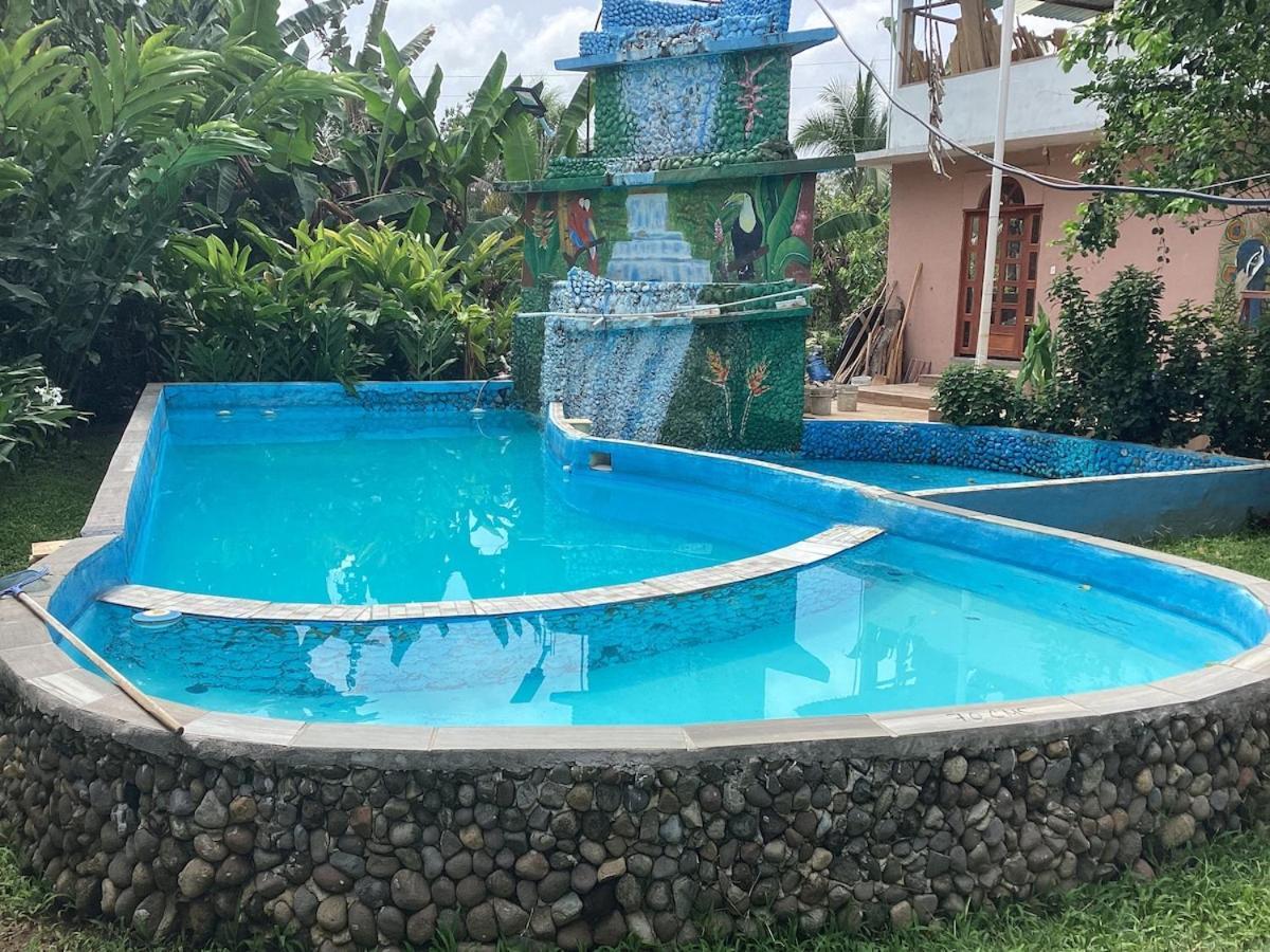 Exotic Flower Cabin2 Pool Agua Bendita Exteriör bild